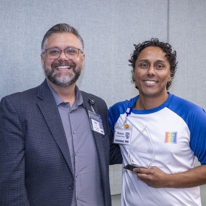 Award winner Richard Kellowan, Occupational Therapist