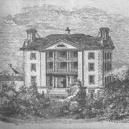 A view of KGH from the 1850's.