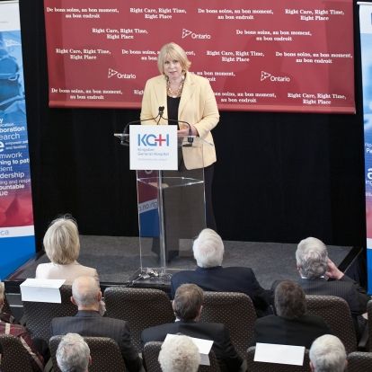 Ontario's Minister of Health visits KGH