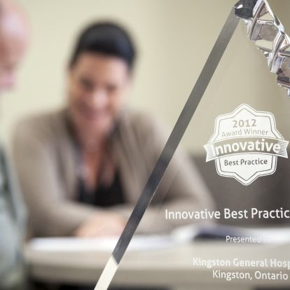 Patient-care award home and ready to tour KGH