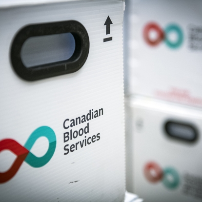Canada Blood Services delivery
