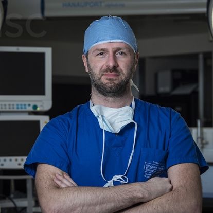 Cardiac Surgeon Dr. Gianluigi Bisleri recently joined KHSC after relocating from Italy