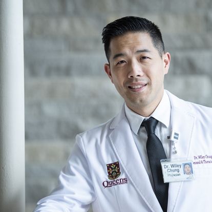 Dr. Wiley Chung performs general and thoracic surgery and arrived at KHSC as part of the recruitment campaign