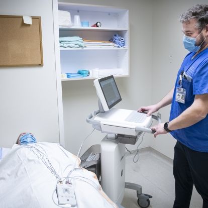 Every day, dozens of patients are now benefitting from the new electrocardiogram machine
