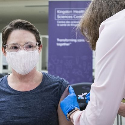 COVID-19 first vaccination