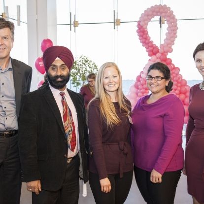 On the evening of Tuesday, October 17 more than 170 people gathered at the Isabel Bader Centre for the Performing Arts for BRA (Breast Reconstruction Awareness) Day, a special event geared to educating and informing women about their options around breast cancer treatment.  “We wanted to close the loop on breast cancer and make reconstruction an integral part of the conversation,” says Dr. Glykeria Martou, a physician with the Cancer Centre of Southeastern Ontario and event organizer. “We want patients to f