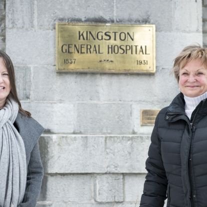 nurses standing outside KHSC