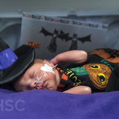 Even our smallest patients in the NICU were dressed up for the occasion