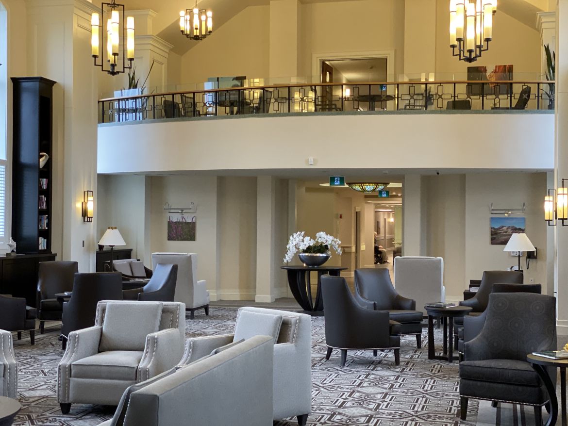 A photo of the transitional care unit main area