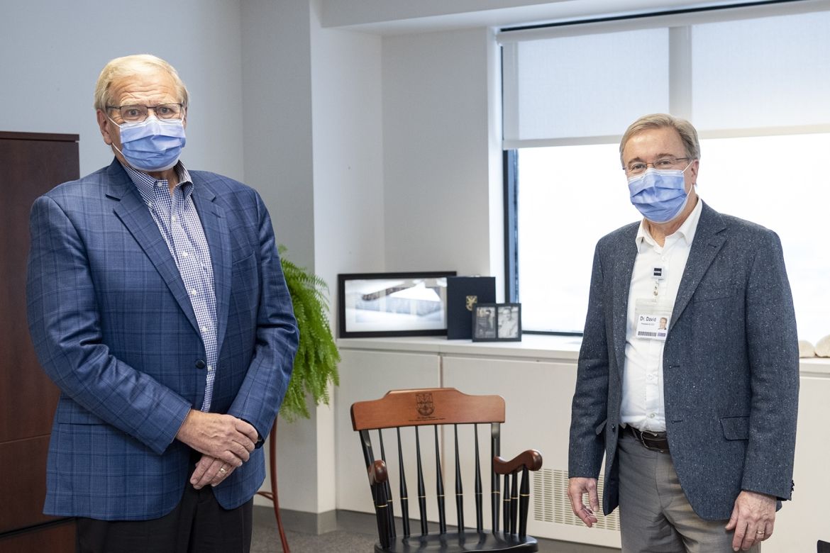 Dr. David Pichora and Axel Thesberg