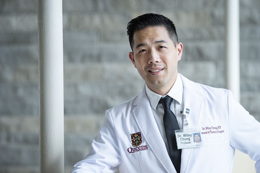 Dr. Wiley Chung performs general and thoracic surgery and arrived at KHSC as part of the recruitment campaign