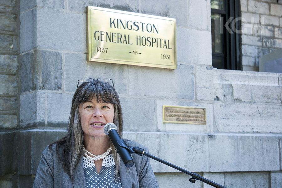 MPP Sophie Kiwala brings remarks on behalf of the Provincial Government