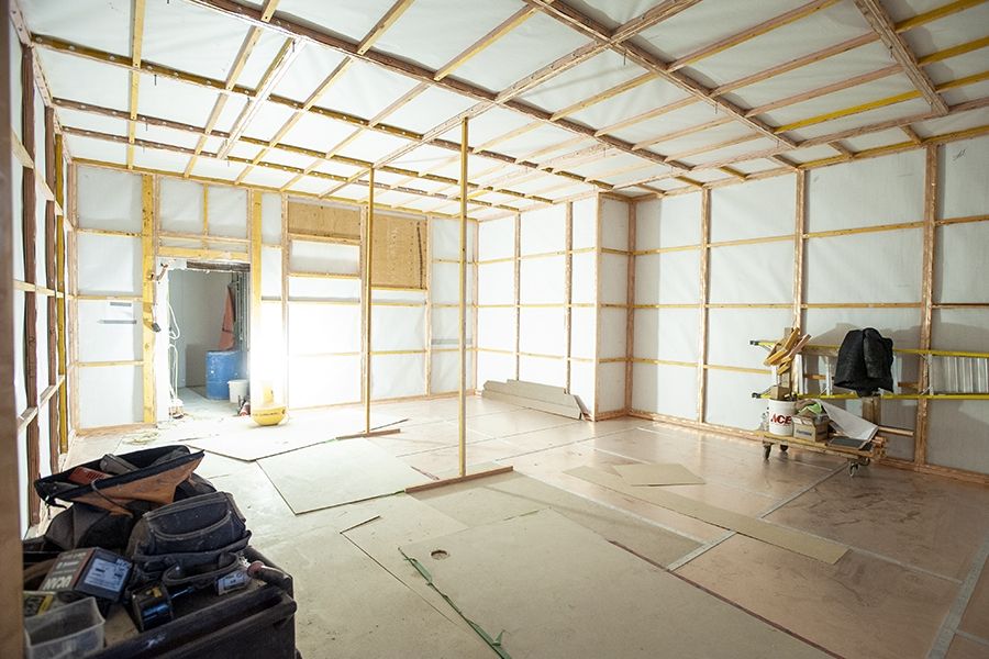 The new MRI has cooper shielding installed to help contain radio-frequency waves in the room