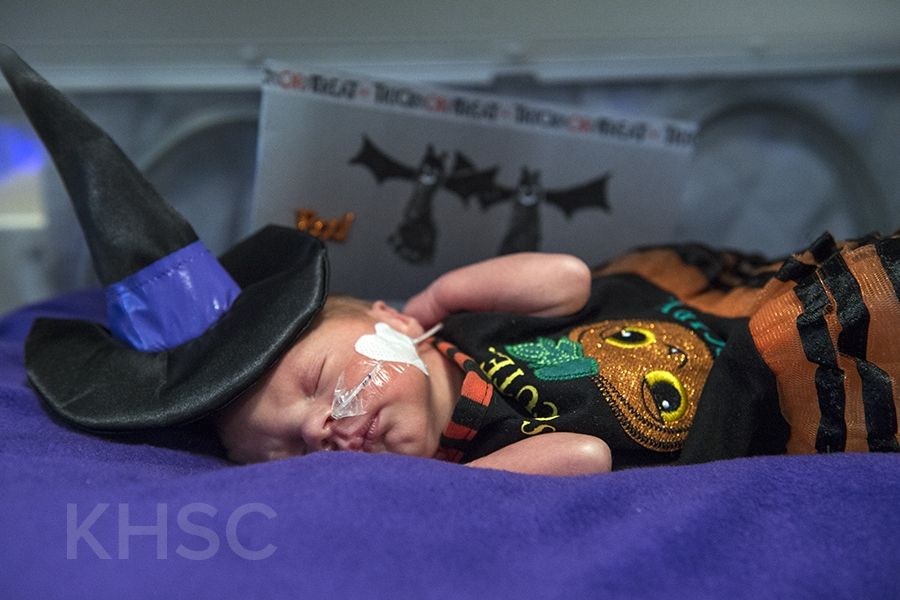 Even our smallest patients in the NICU were dressed up for the occasion