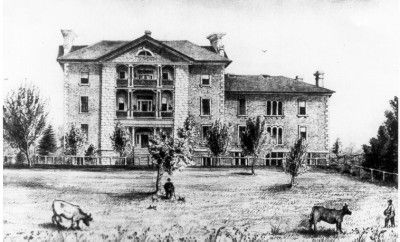 The historic Watkins Wing at Kingston General Hospital.