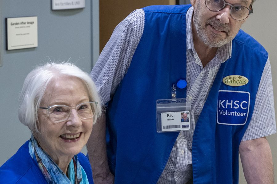 Paul volunteering at the ICU