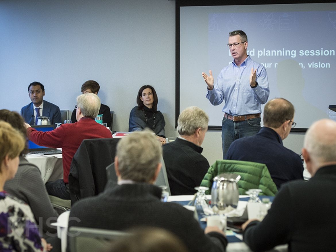 The Board of Directors spent a day together discussing the role we play in delivering healthcare to the region and shared what was important to them when planning for the mission, vision and values.