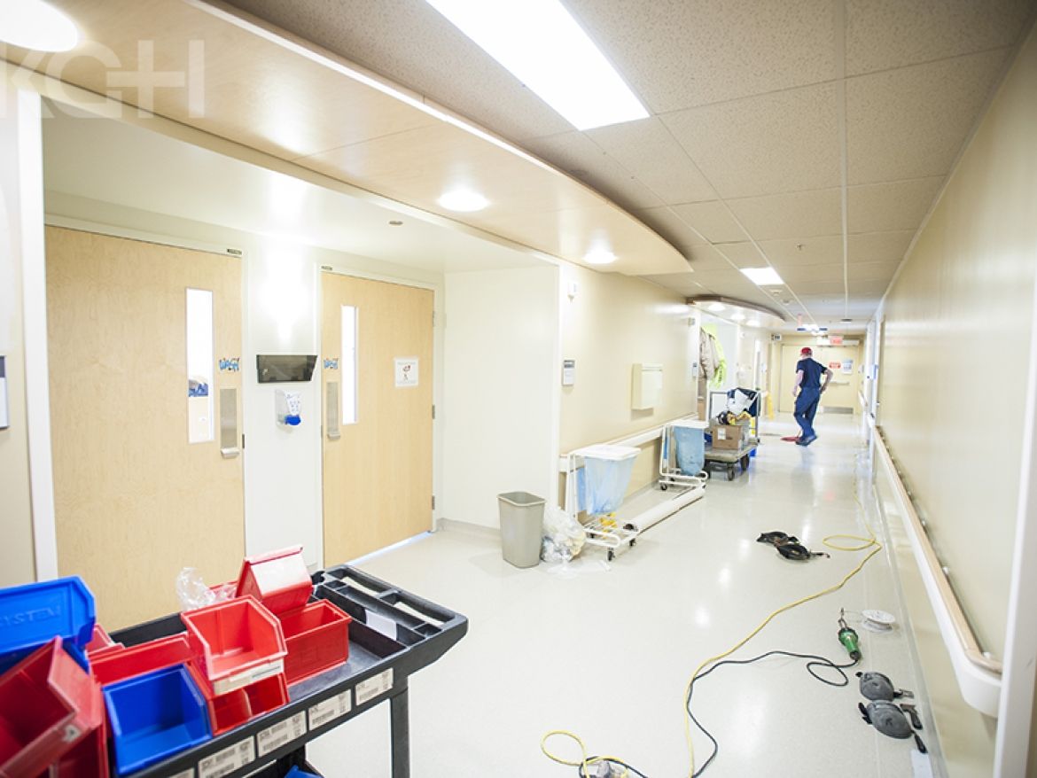 renovations taking place on Kidd 10