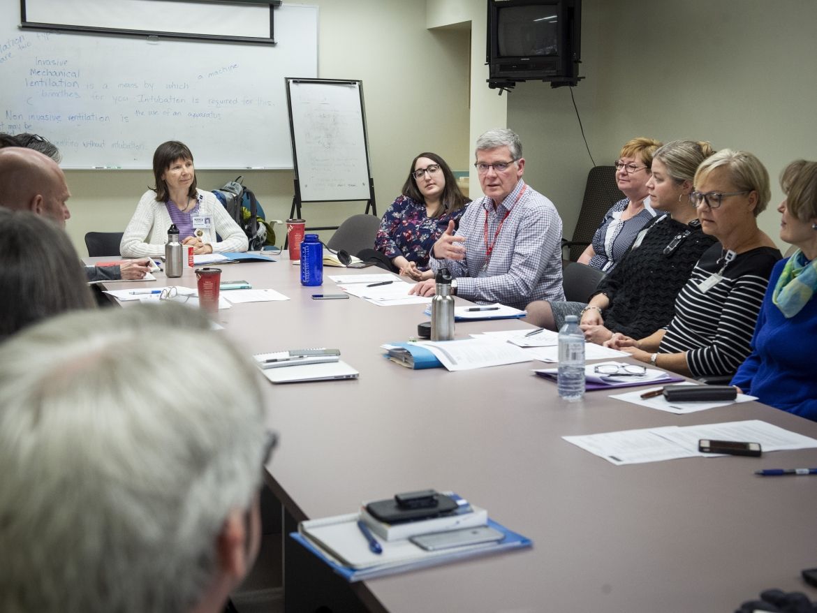 A new multi-disciplinary steering committee is meeting monthly to develop and implement a common approach to Advance Care Planning across KHSC
