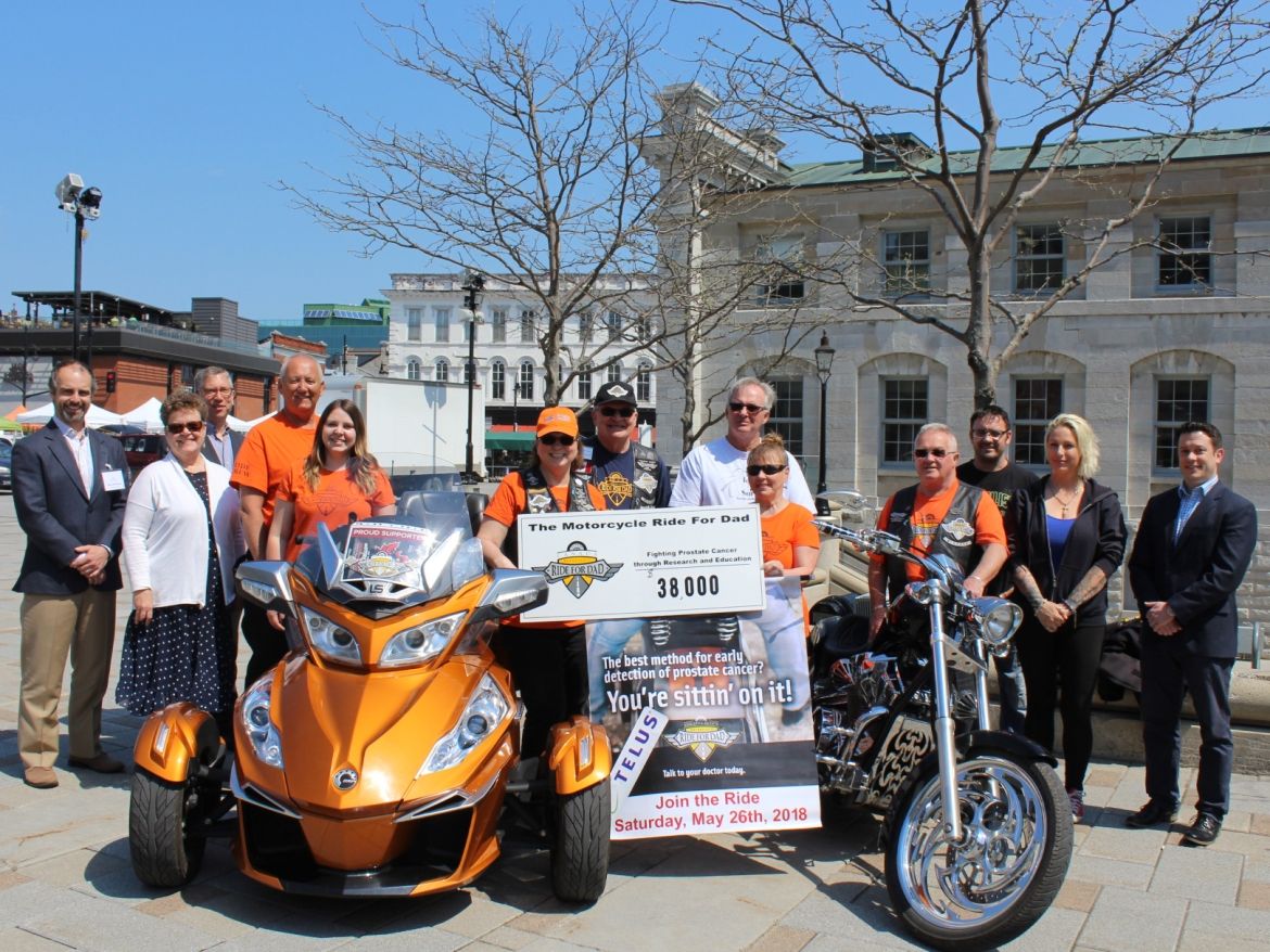 This year, Dr. Jason Izard, appointed to the Department of Urology at KHSC, will be receiving a $38,000 grant from the TELUS Ride for Dad fundraiser to further his treatment into prostate cancer.