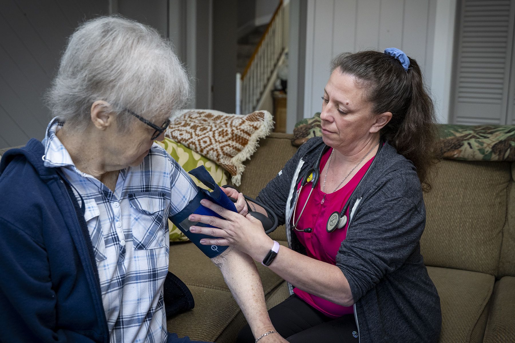 KHSC at Home nurse visits a patient's home for an appointment