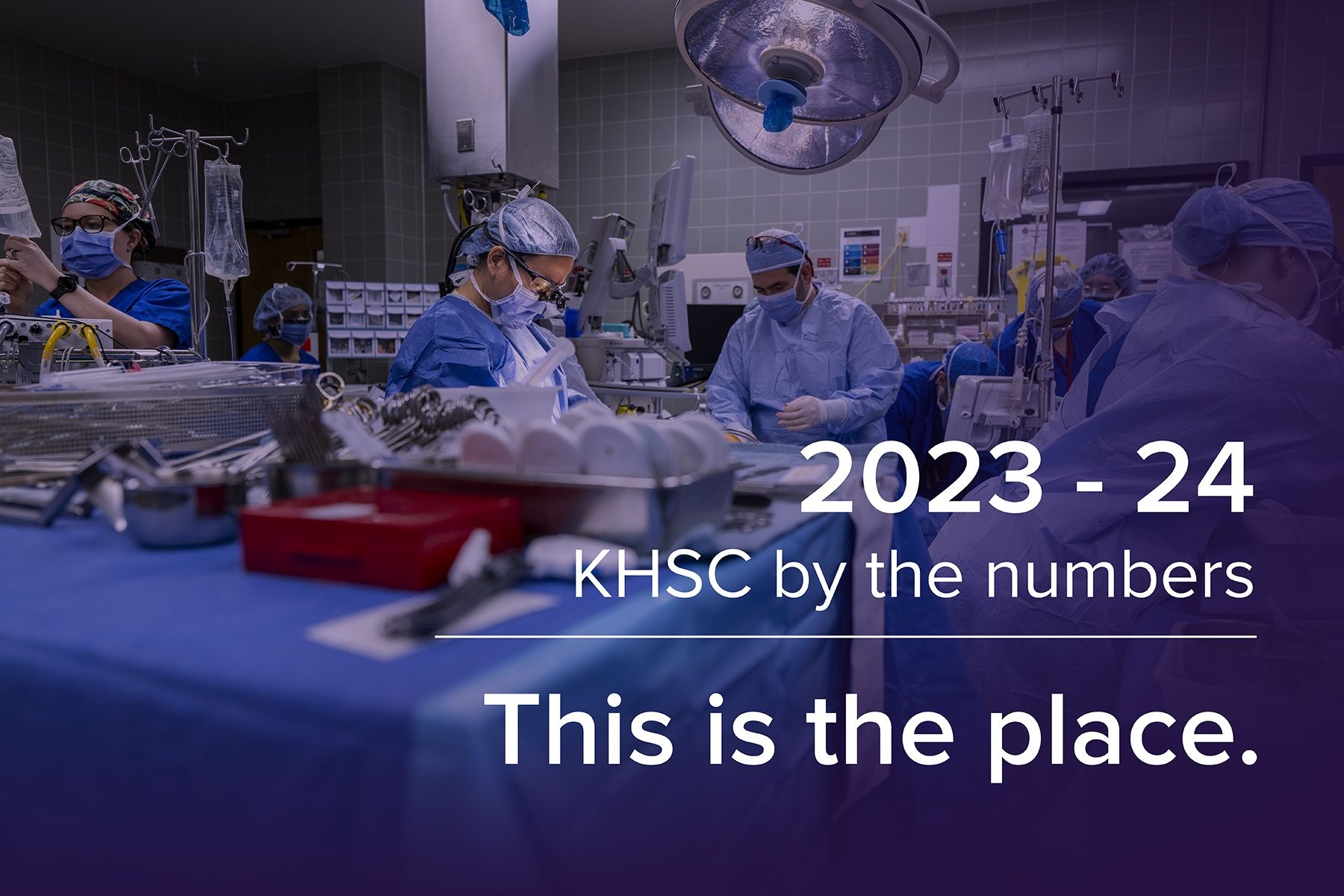 KHSC By the Numbers graphic