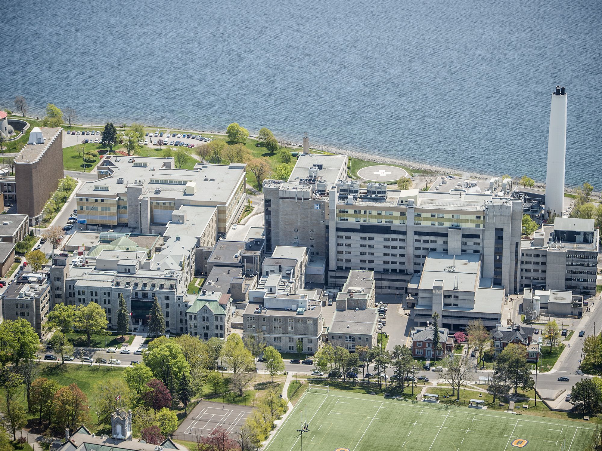 Aerial photo of Kingston General Hospital