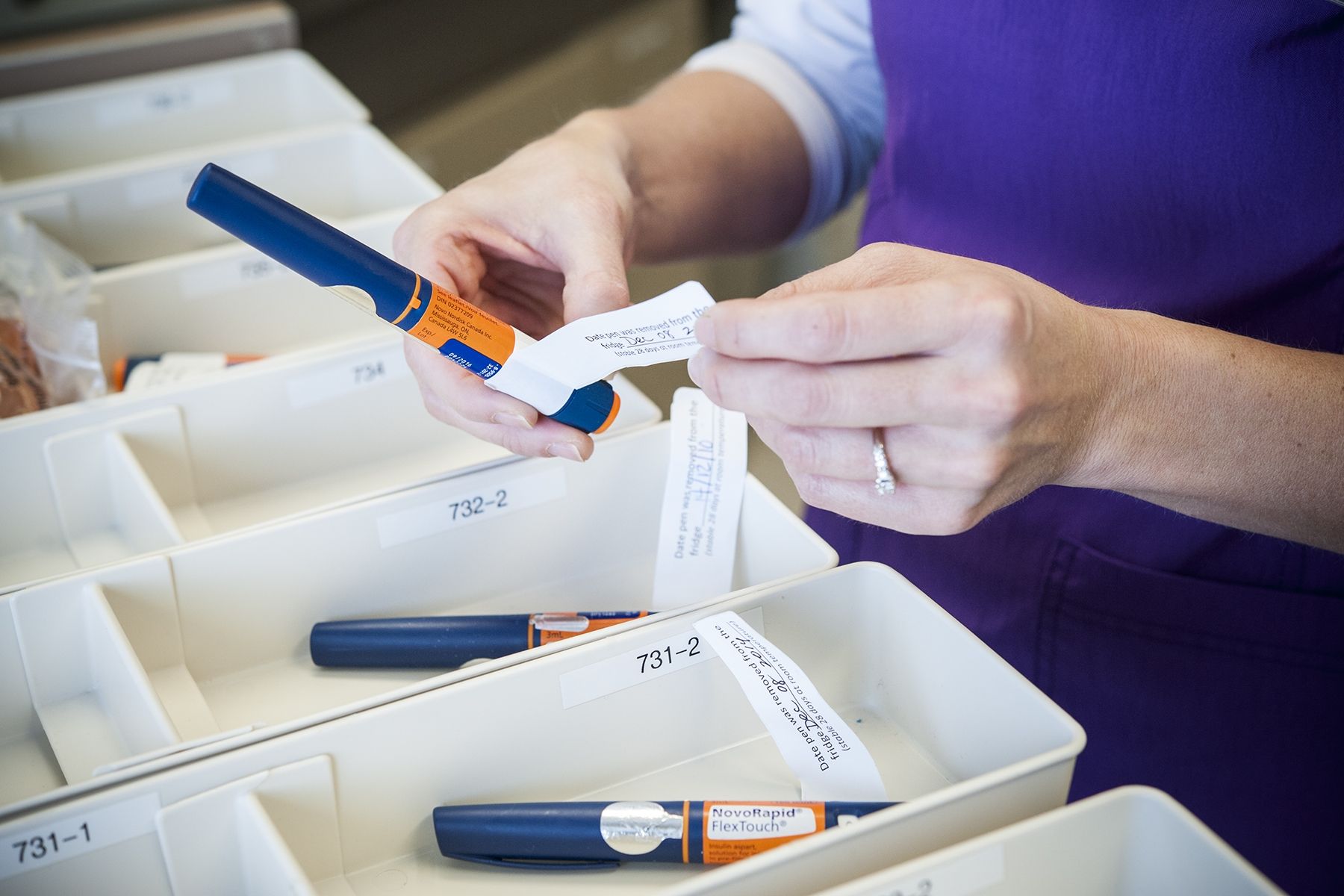 The new insulin pen is now in use across the hospital.