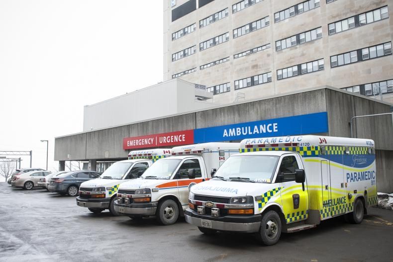 Ambulances at Emergency Department