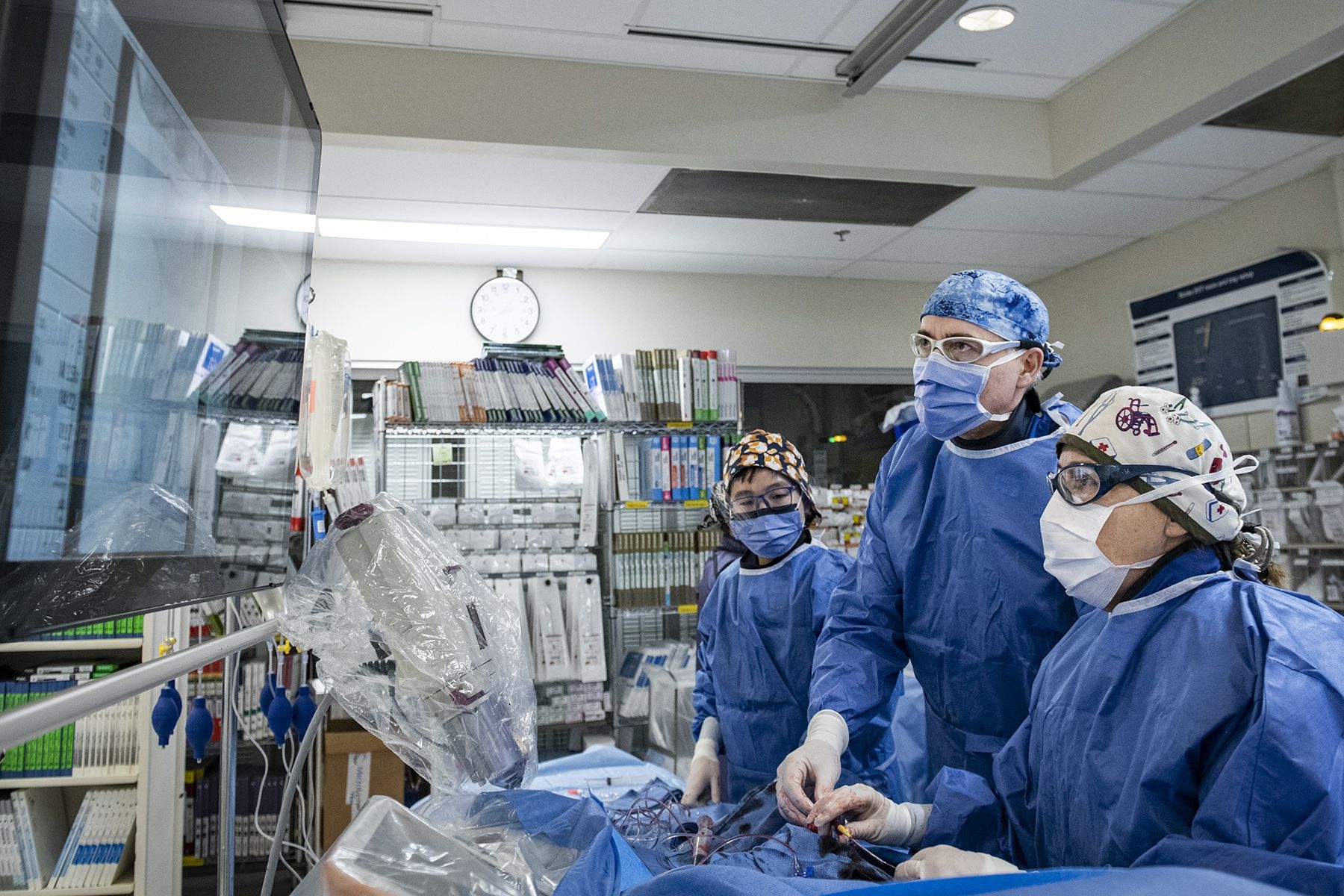 medical team providing treatment