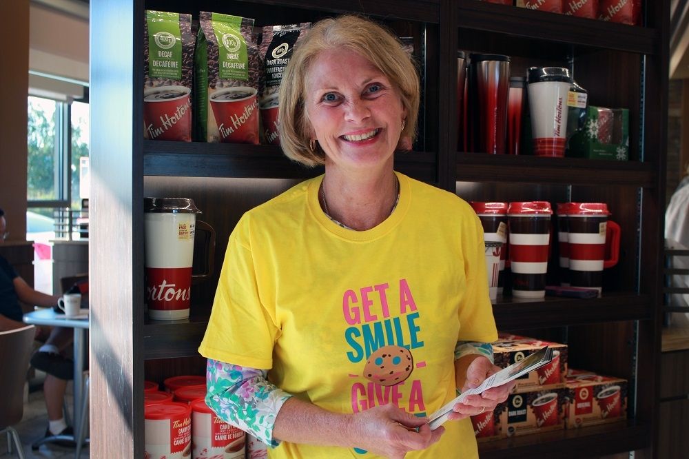 KGH staff volunteered at Tim Hortons locations during Smile Cookie week