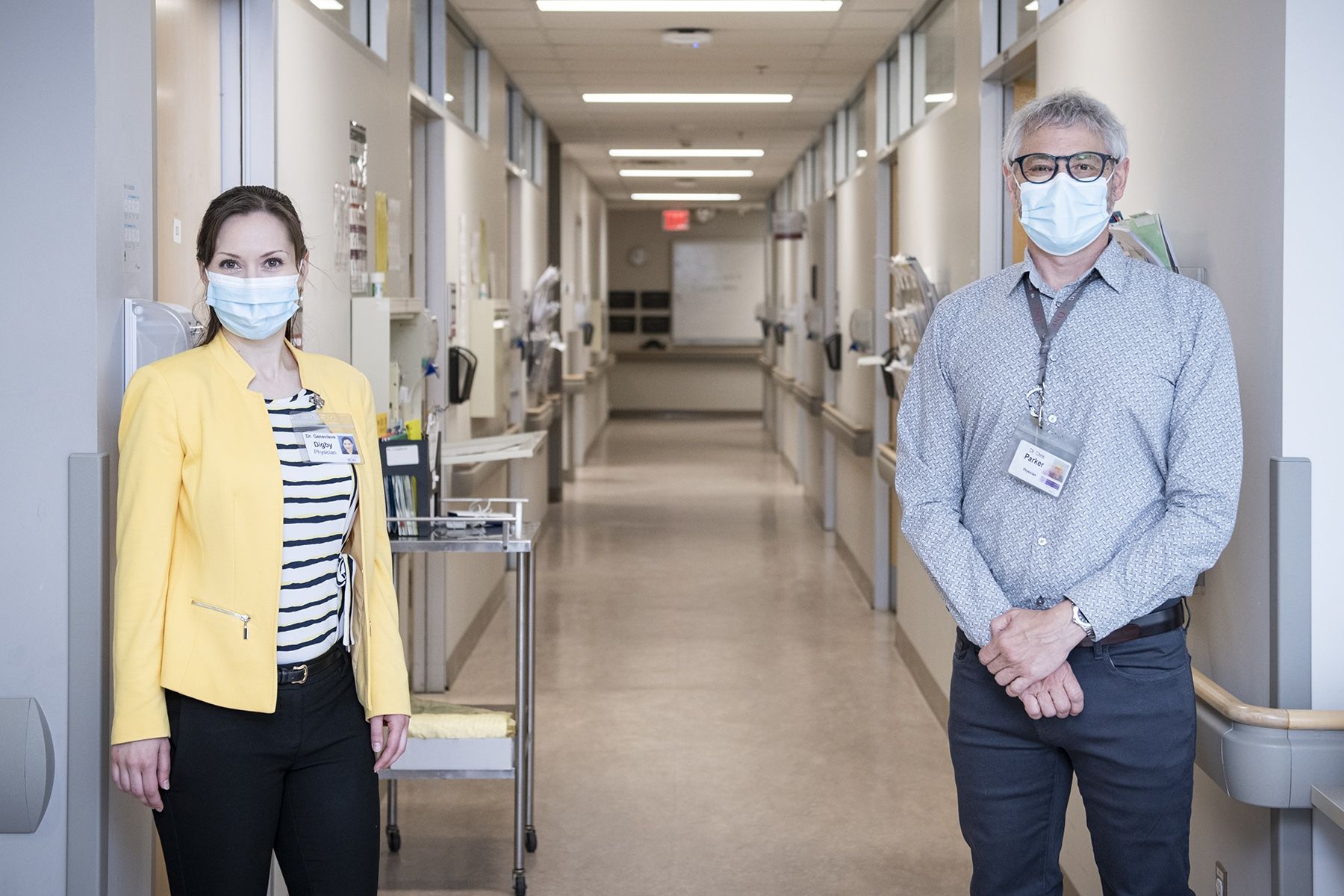 Drs. Digby and Parker are two of the team members behind the opening of a satellite clinic for patients with suspected lung cancer in Napanee