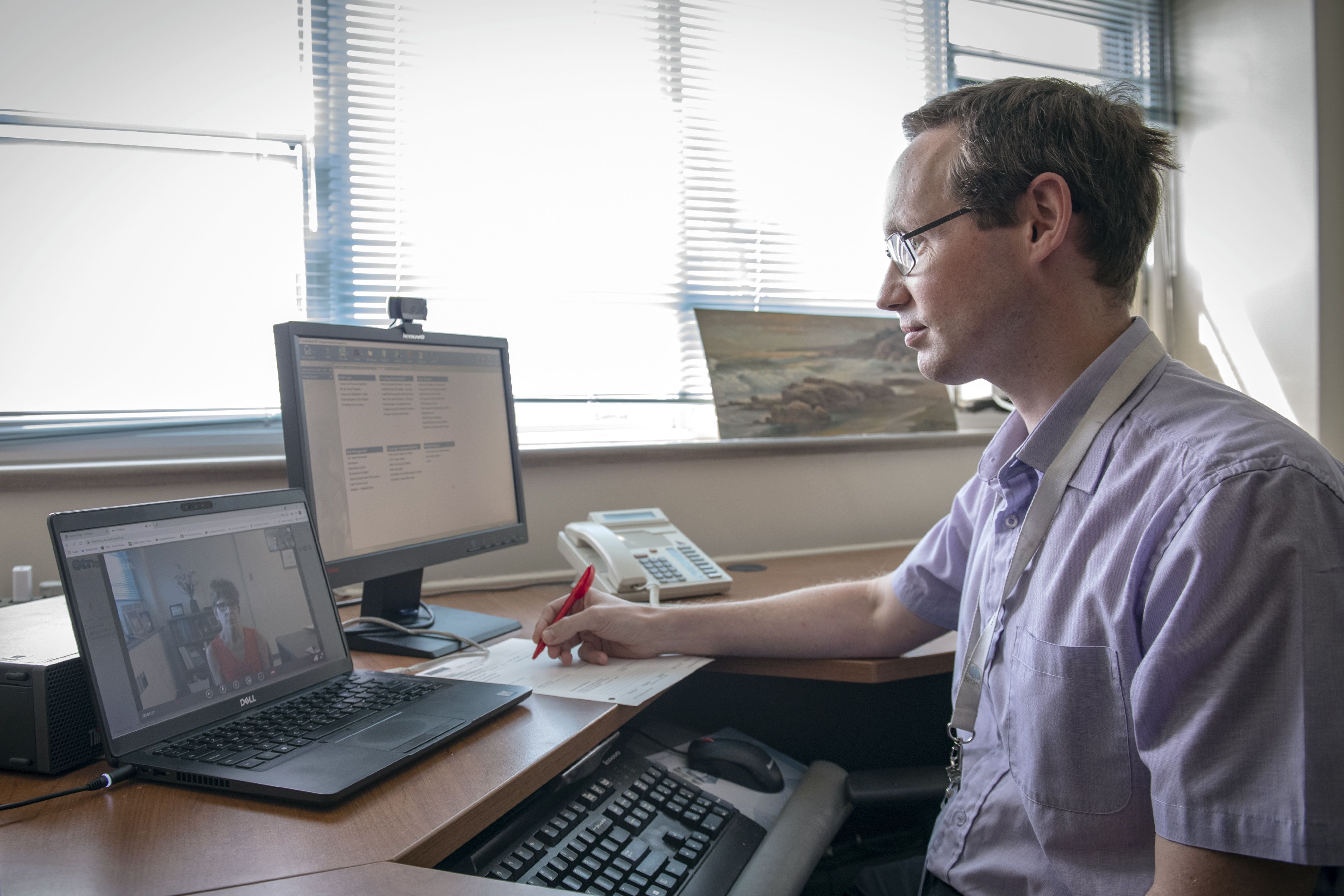 Dr. Gavin Winston was one of several neurologists who took part in the study of virtual care for patients with epilepsyDr. Gavin Winston was one of several neurologists who took part in the study of virtual care for patients with epilepsy