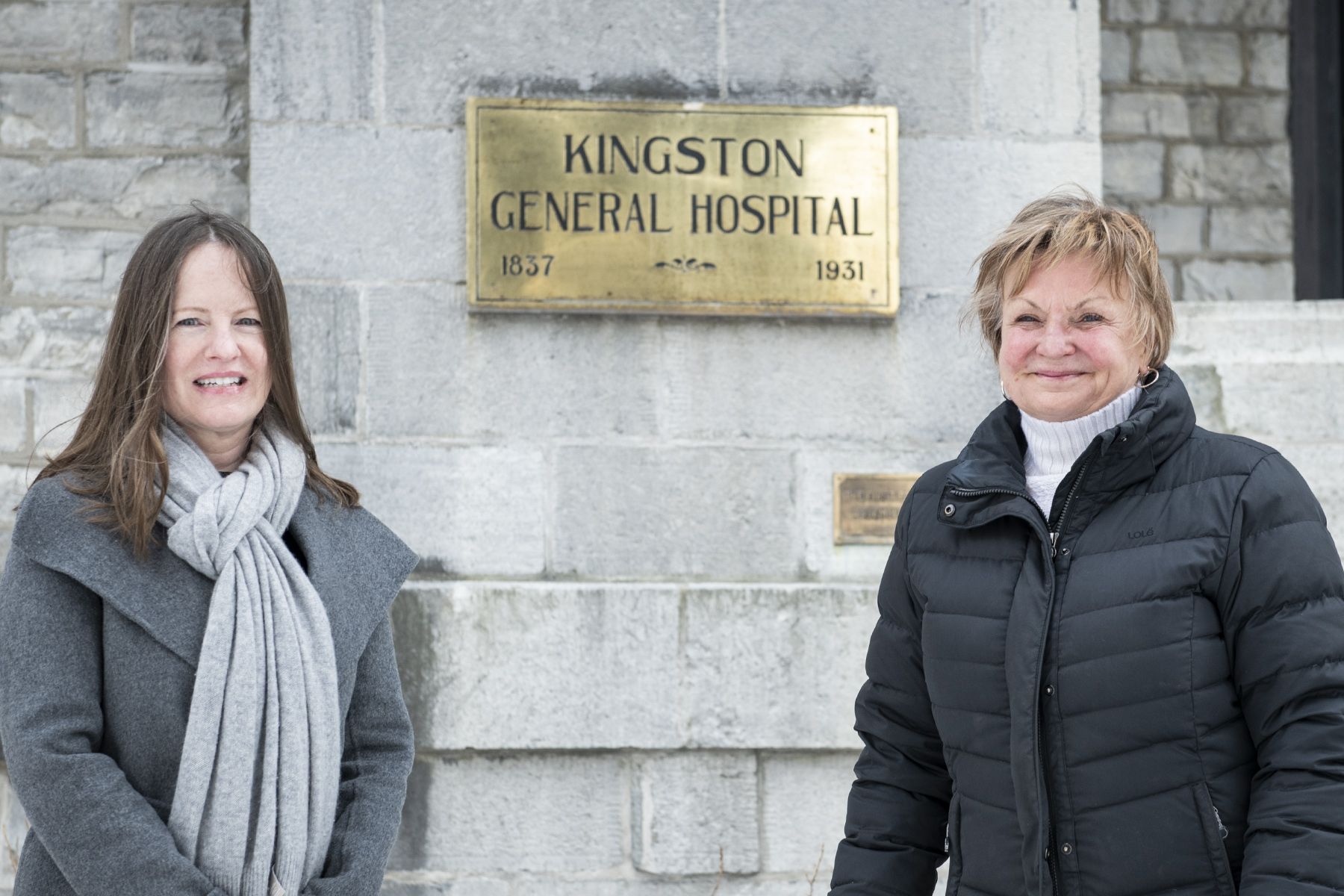 nurses standing outside KHSC