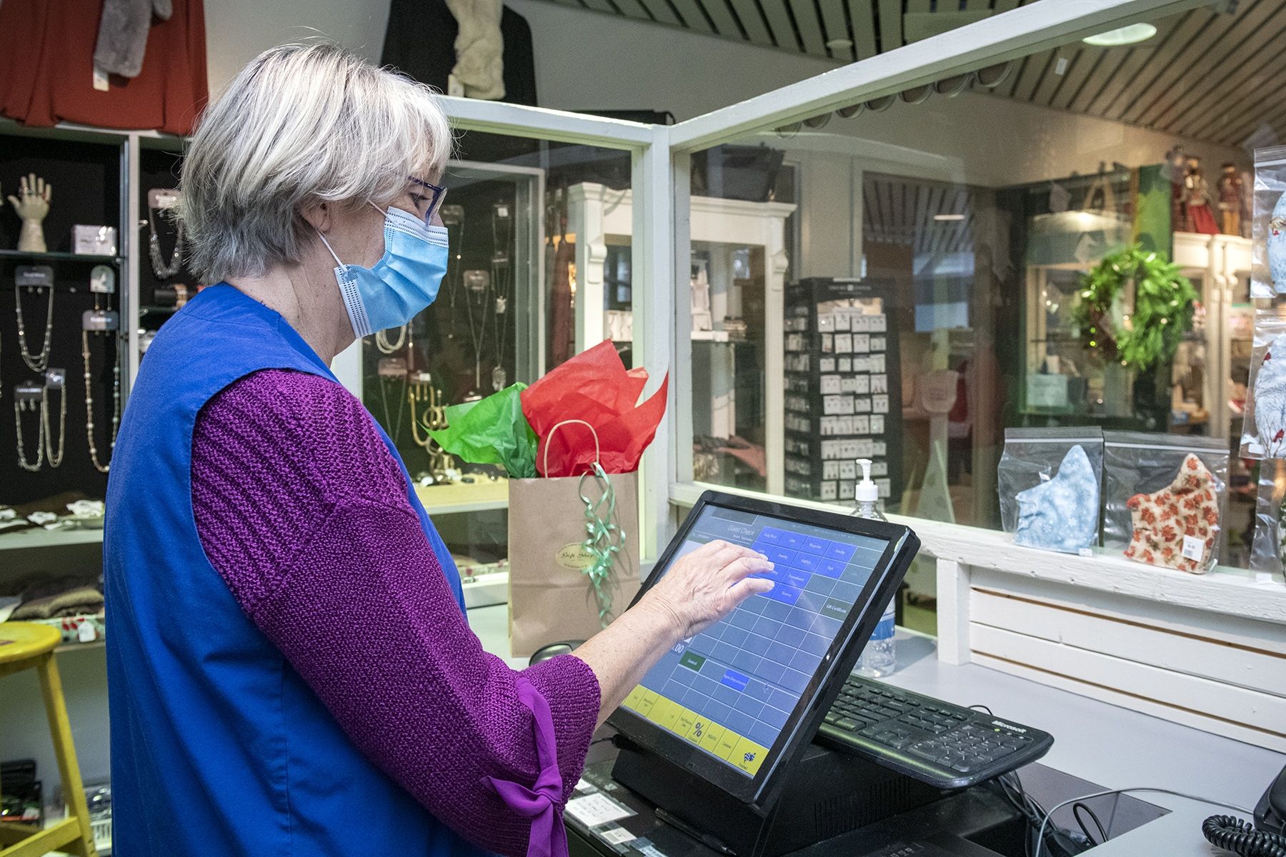 volunteer and online gift shop